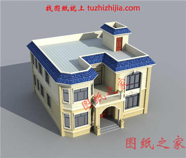 經(jīng)濟(jì)實用二層復(fù)式樓房設(shè)計圖 ，占地150平方米，造價25萬左右