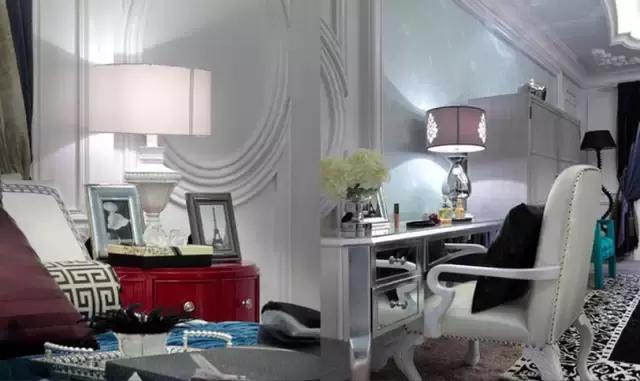 300平歐式藍(lán)調(diào)別墅裝修案例實(shí)拍，浪漫唯美