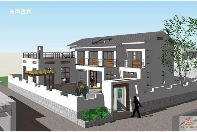 3套花園別墅外觀效果圖，有花園才稱得上別墅