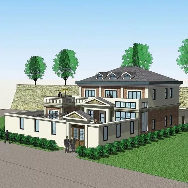 3套花園別墅外觀效果圖，有花園才稱得上別墅