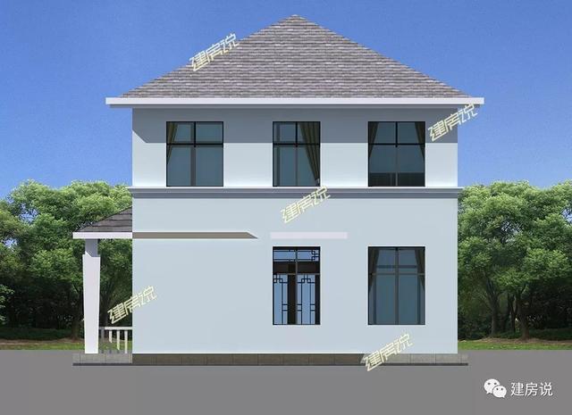 幾款現(xiàn)代風(fēng)二層小洋樓設(shè)計圖，年輕人的最愛