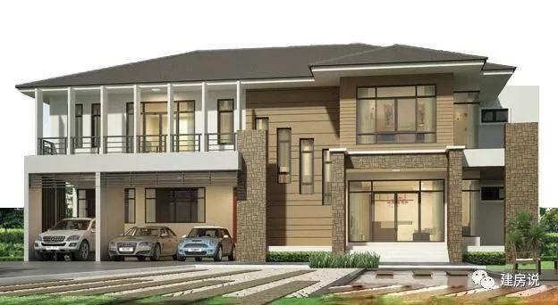 幾款現(xiàn)代風(fēng)二層小洋樓設(shè)計圖，年輕人的最愛