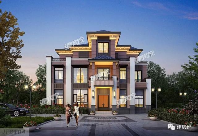 看完新中式風格自建房圖，歐式、美式都靠邊站