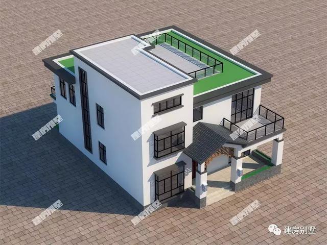 2款新中式樓房設計方案圖，對比下你更喜歡哪個？