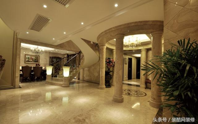 500平別墅歐式古典風(fēng)格裝修案例，皇家級(jí)的享受