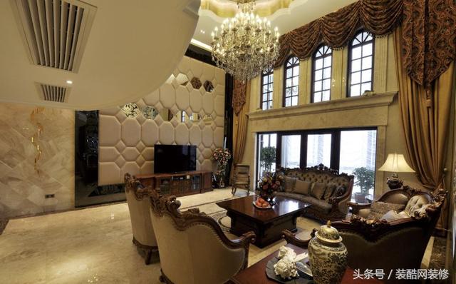 500平別墅歐式古典風(fēng)格裝修案例，皇家級(jí)的享受