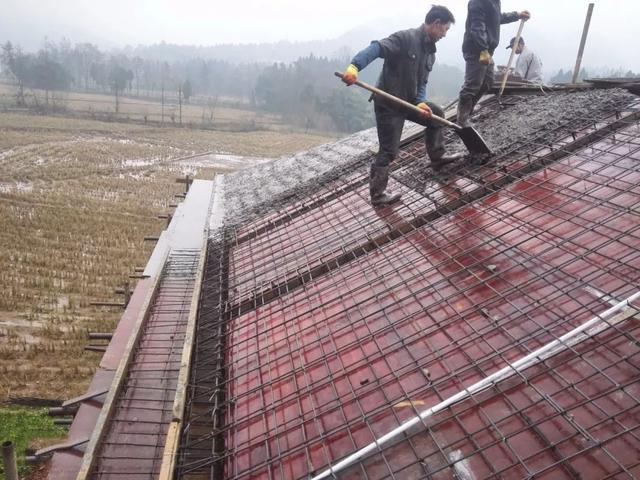 11*11米帶露臺現代二層農村小洋樓設計圖，附施工過程