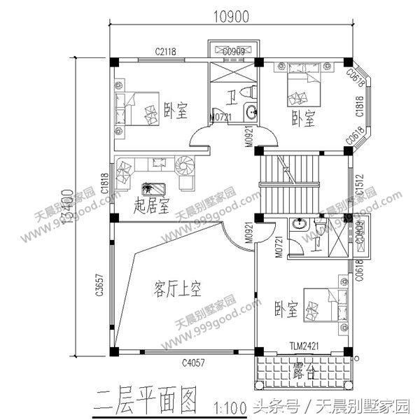 5款農(nóng)村住宅設(shè)計圖，2、3款豪宅一般人建不起