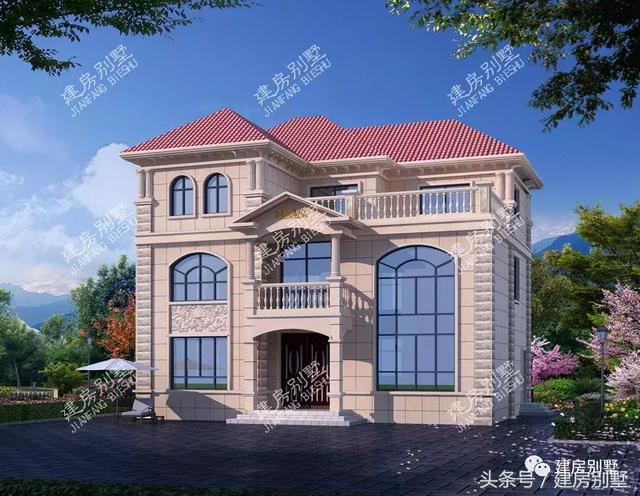 2款開間13米的三層樓房設計方案圖，建一棟羨慕死城里人