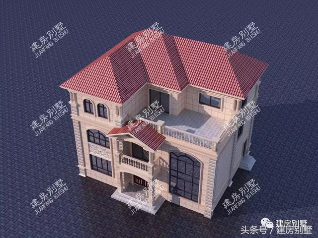 2款開間13米的三層樓房設計方案圖，建一棟羨慕死城里人