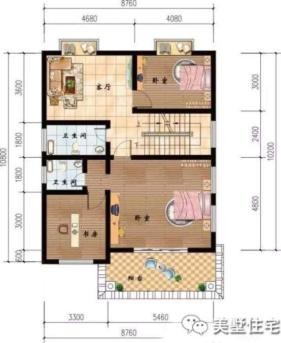幾款帶車庫的農村自建樓房方案圖，3、4層的都有