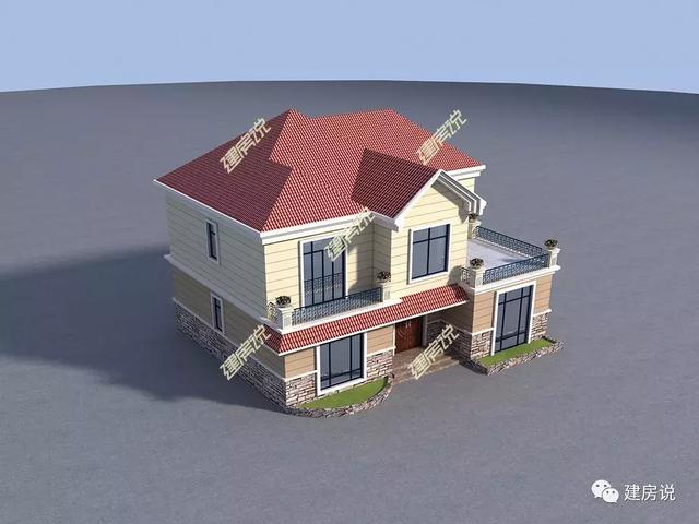 幾棟二層自建小洋樓設計圖，隨便建一棟就不怕找不到媳婦了