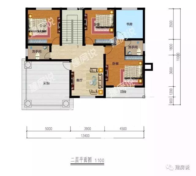 幾棟二層自建小洋樓設計圖，隨便建一棟就不怕找不到媳婦了