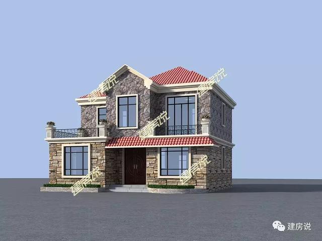 幾棟二層自建小洋樓設計圖，隨便建一棟就不怕找不到媳婦了