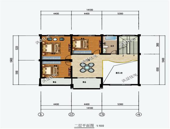8款顏值爆表的新農(nóng)村樓房設(shè)計(jì)圖，二層、三層都有