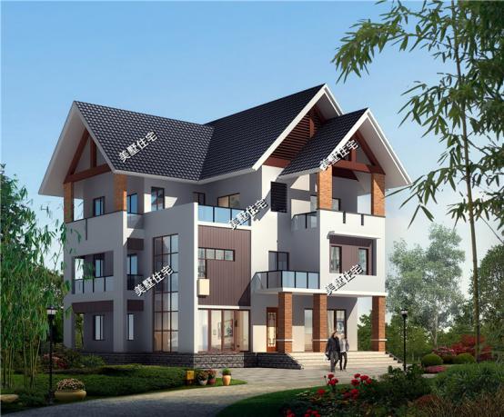 8款顏值爆表的新農(nóng)村樓房設(shè)計(jì)圖，二層、三層都有