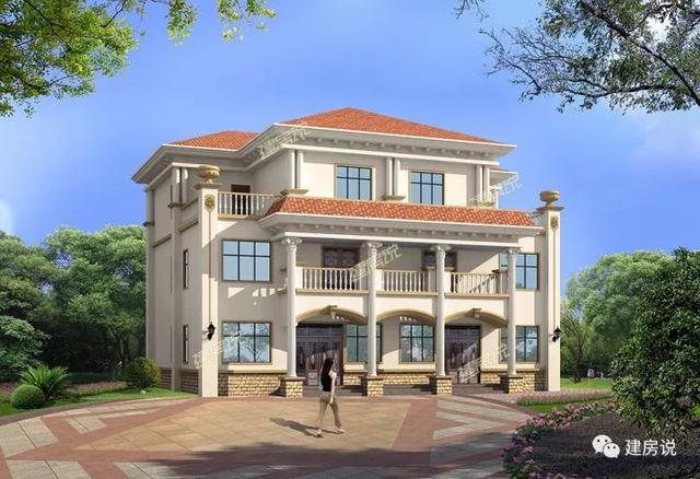 農村蓋房設計大全圖，上百款漂亮別墅效果圖