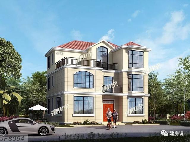 農村蓋房設計大全圖，上百款漂亮別墅效果圖