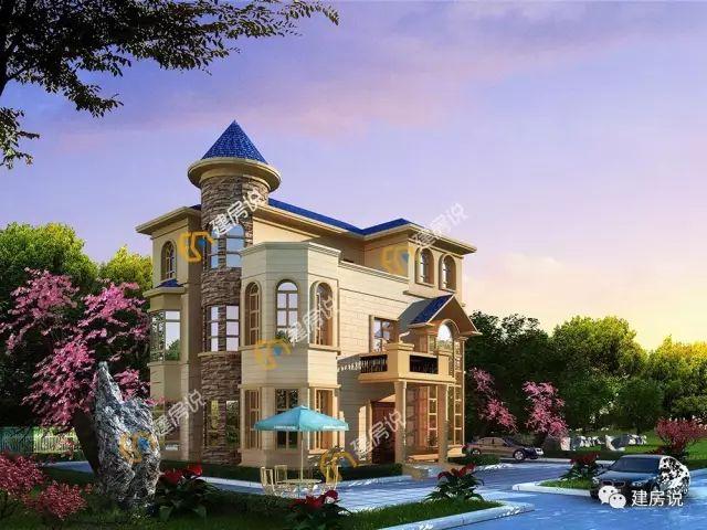 農村蓋房設計大全圖，上百款漂亮別墅效果圖