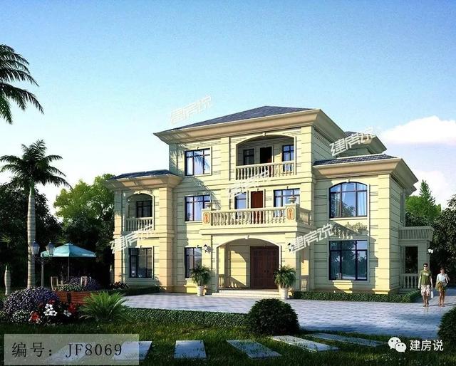 農村蓋房設計大全圖，上百款漂亮別墅效果圖