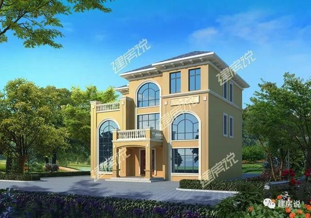 農村蓋房設計大全圖，上百款漂亮別墅效果圖