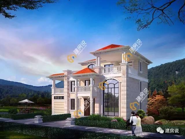 農村蓋房設計大全圖，上百款漂亮別墅效果圖