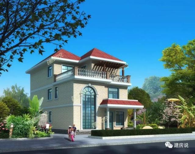 農村蓋房設計大全圖，上百款漂亮別墅效果圖