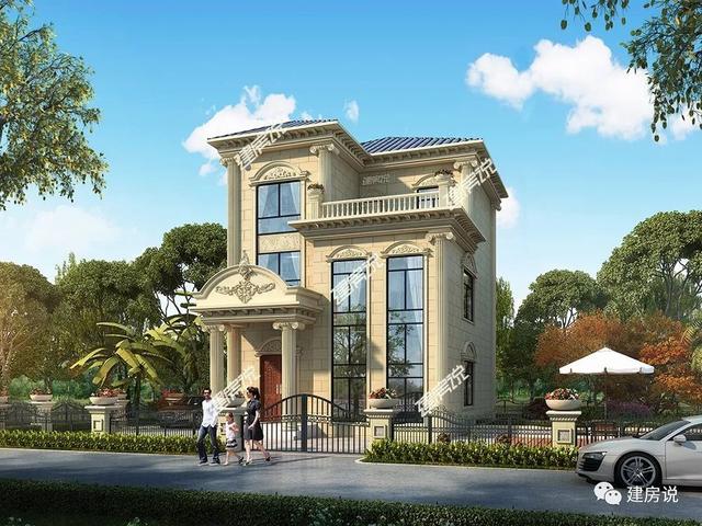 農村蓋房設計大全圖，上百款漂亮別墅效果圖