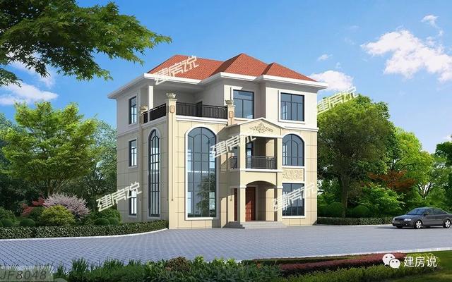 農村蓋房設計大全圖，上百款漂亮別墅效果圖