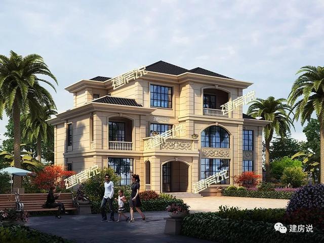 農村蓋房設計大全圖，上百款漂亮別墅效果圖