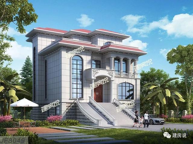 農村蓋房設計大全圖，上百款漂亮別墅效果圖