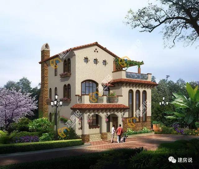農村蓋房設計大全圖，上百款漂亮別墅效果圖
