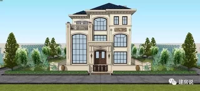 農村蓋房設計大全圖，上百款漂亮別墅效果圖