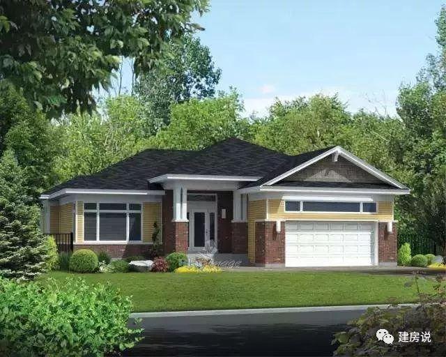 農村蓋一層平房設計圖大全，一層也能蓋出別墅型