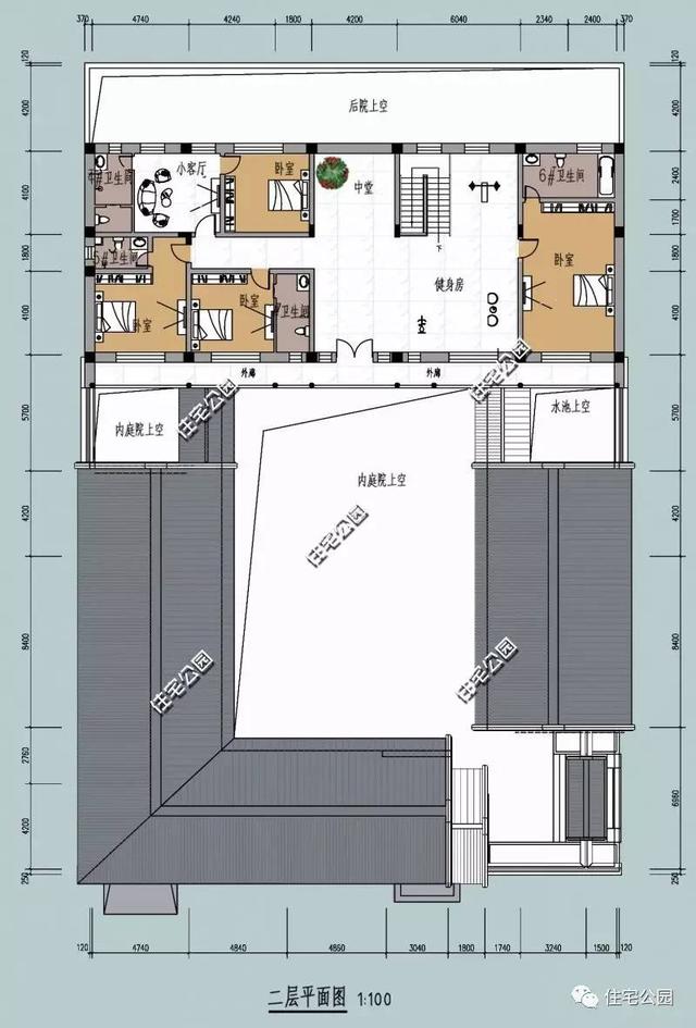 3套中國傳統四合院設計方案圖，四合院才稱得上豪宅