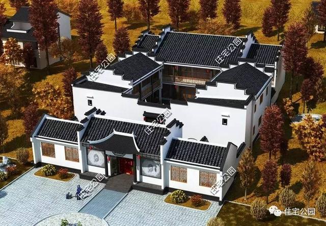 3套中國傳統四合院設計方案圖，四合院才稱得上豪宅