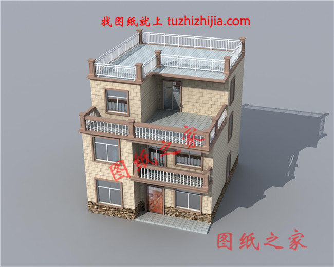 農(nóng)村120平米三間三層樓房設(shè)計(jì)圖紙，農(nóng)村理想住房設(shè)計(jì)圖