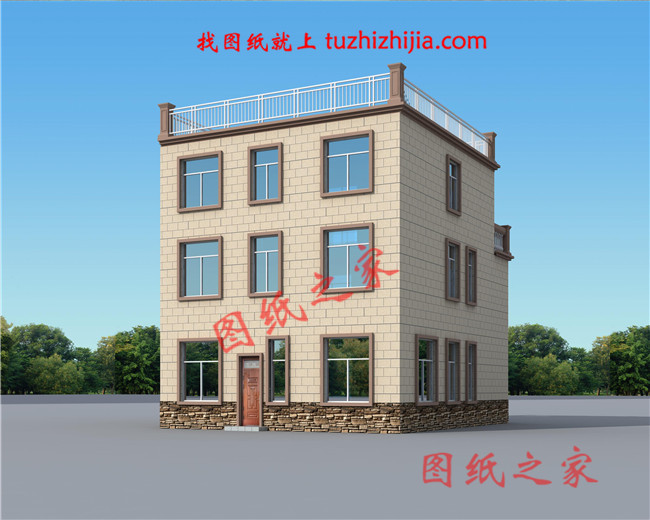 農(nóng)村120平米三間三層樓房設(shè)計(jì)圖紙，農(nóng)村理想住房設(shè)計(jì)圖