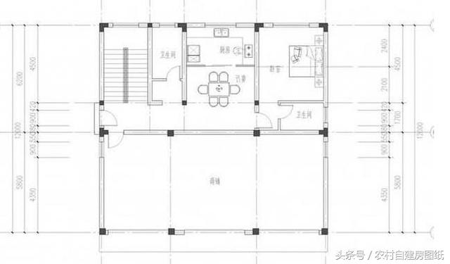 6款帶商鋪農村自建房設計方案圖，既能住又能出租