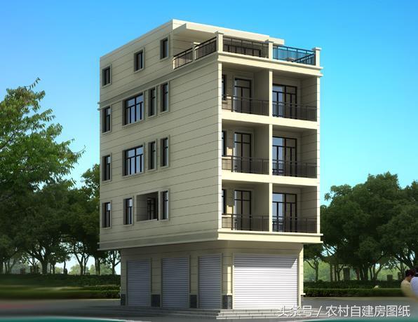 6款帶商鋪農村自建房設計方案圖，既能住又能出租