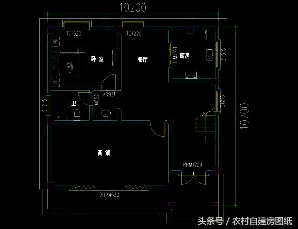 6款帶商鋪農村自建房設計方案圖，既能住又能出租