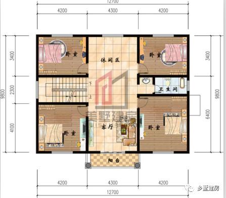 2套農村四層自建樓房戶型圖，1套豪華，1套普通，你怎么選？