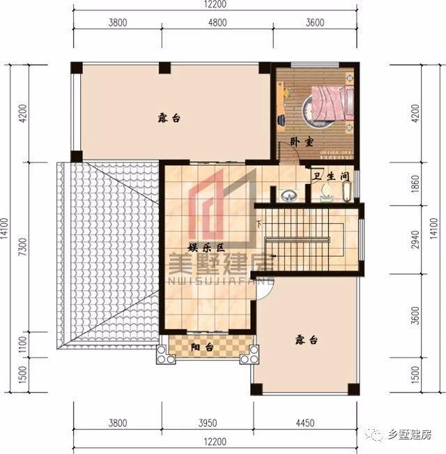 2套農村四層自建樓房戶型圖，1套豪華，1套普通，你怎么選？