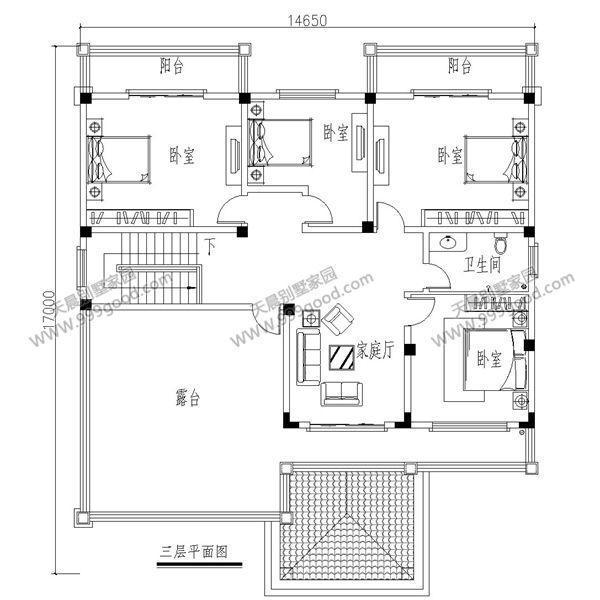 3套別墅7種方案：農村自建實用大氣別墅，框架結構含設計圖！