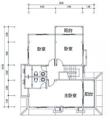 8.5X10.5米別墅戶型，小而精、布局好！