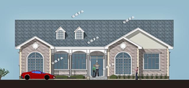 單層美式鄉間小別墅，超富層次感，精致不浮夸