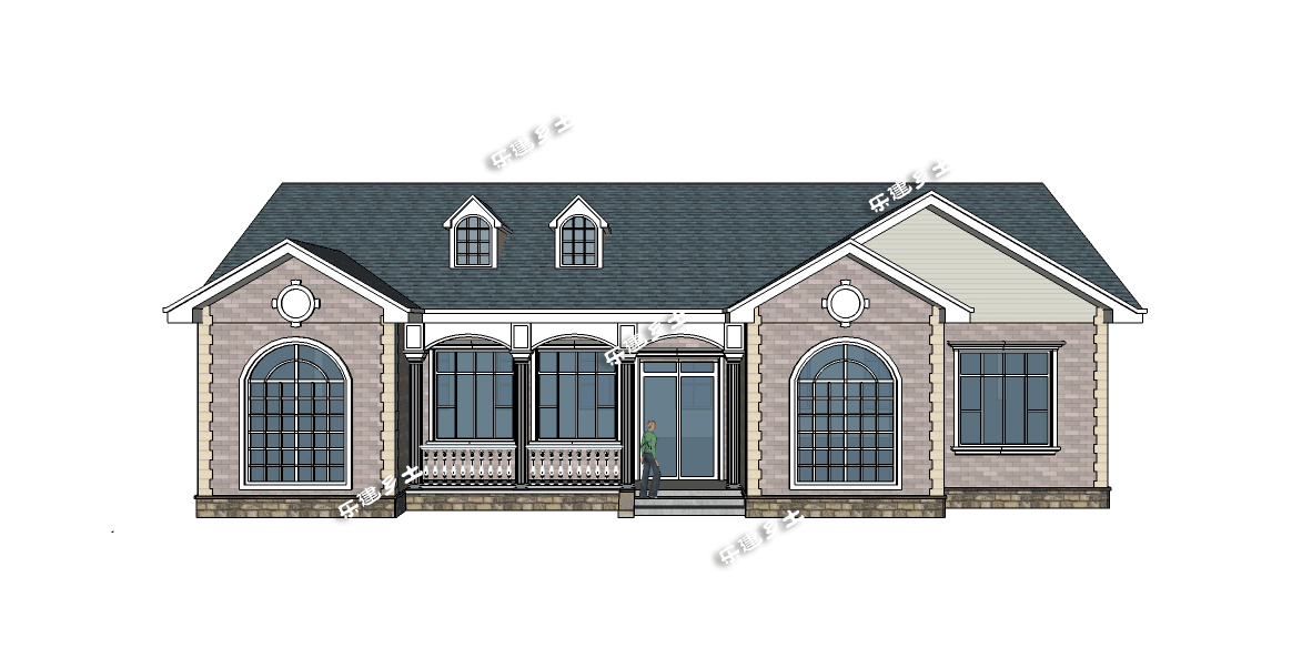 單層美式鄉間小別墅，超富層次感，精致不浮夸