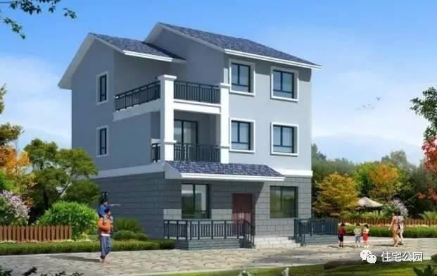 10套農村自建房2、3層戶型，占地面積不過百，家家戶戶住新房