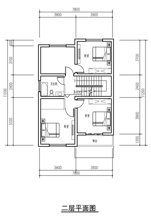 7.8米寬農村別墅戶型兩套，堂屋和客廳怎么選？