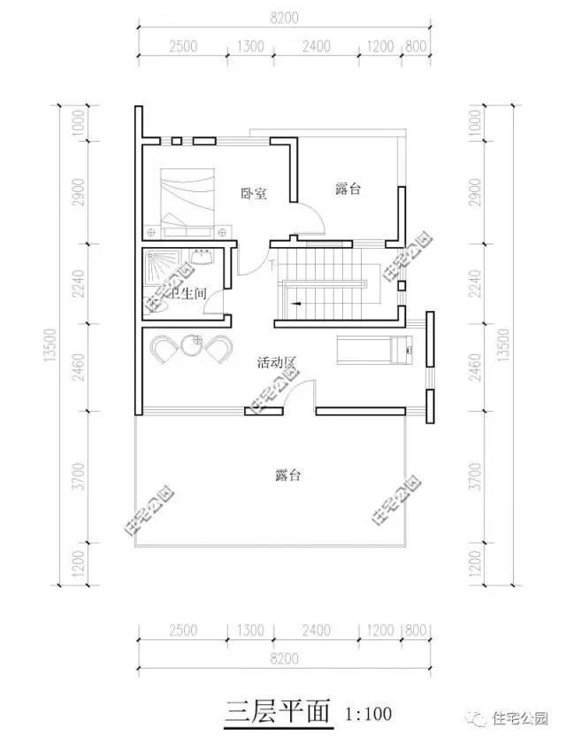 8.4米小面寬戶型設計，3層實用型徽派別墅經典宜居，含全圖！